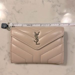 Yves Saint Laurent Monogram envelope wallet